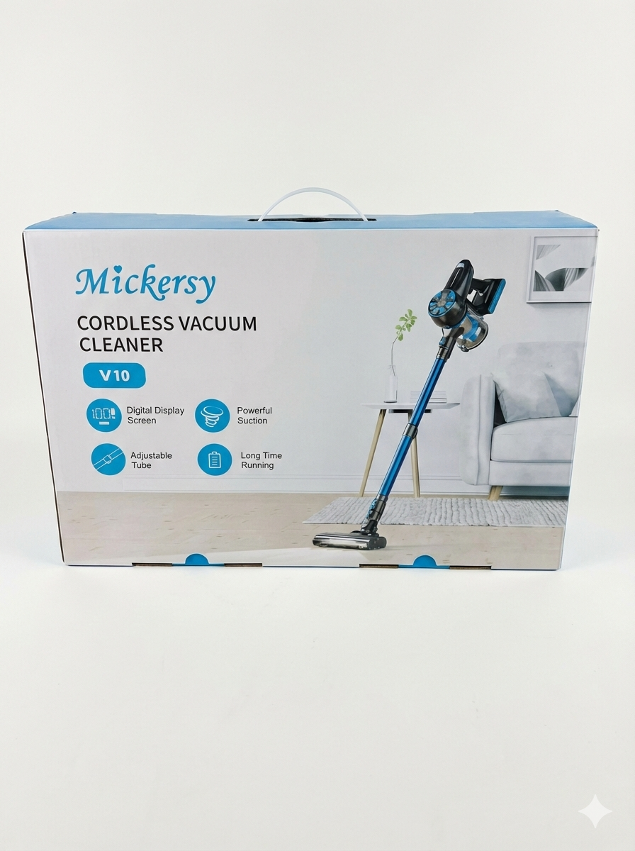 Mickersy Cordless Vacuum Cleaner V10