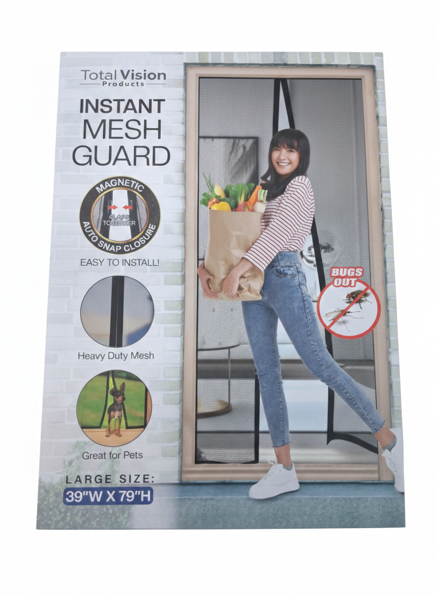Instant Mesh Guard - Magnetic Screen Door