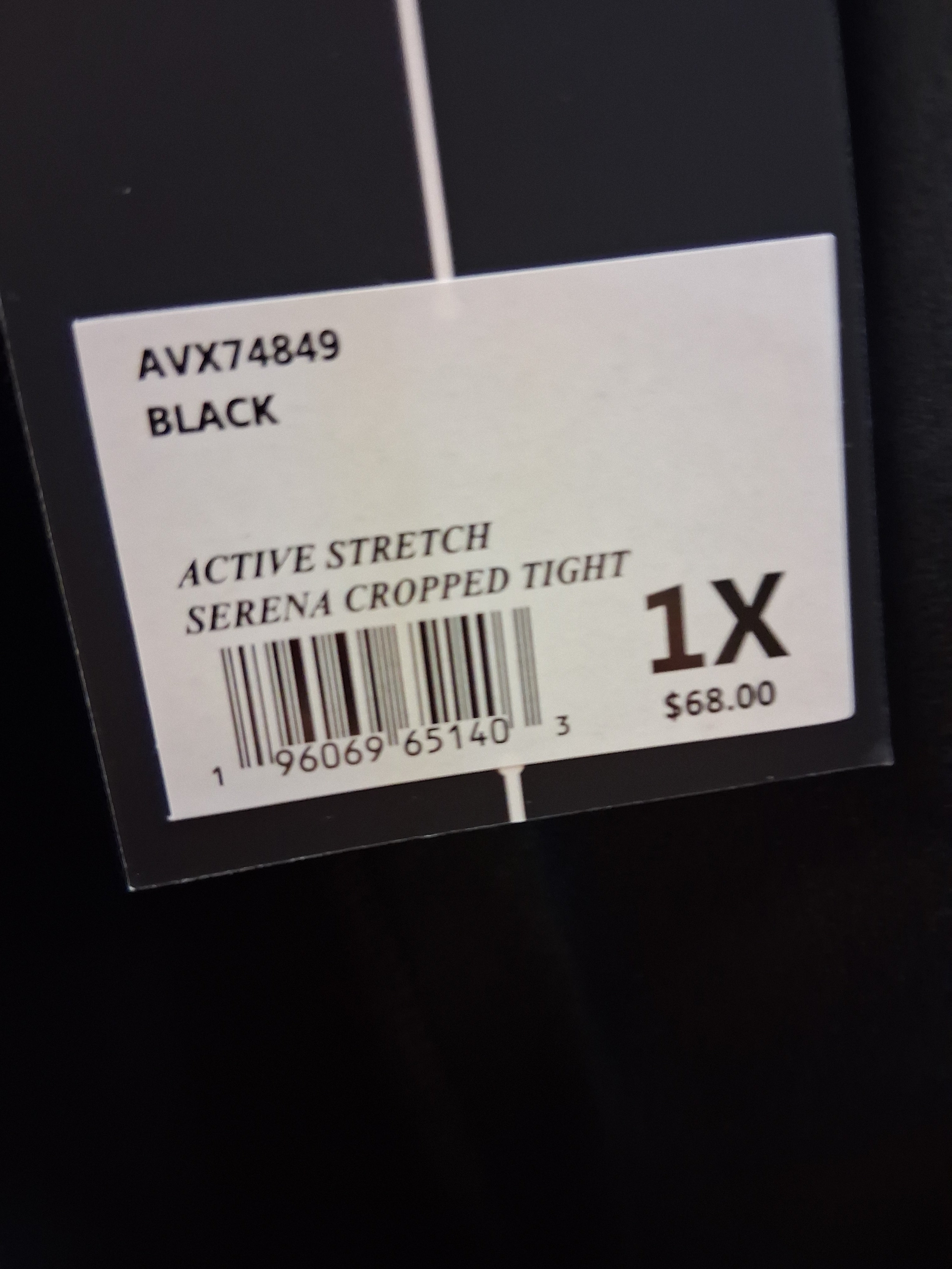 Velocity Active Stretch Cropped Tight
