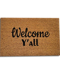 Welcome Y'all Coir Doormat