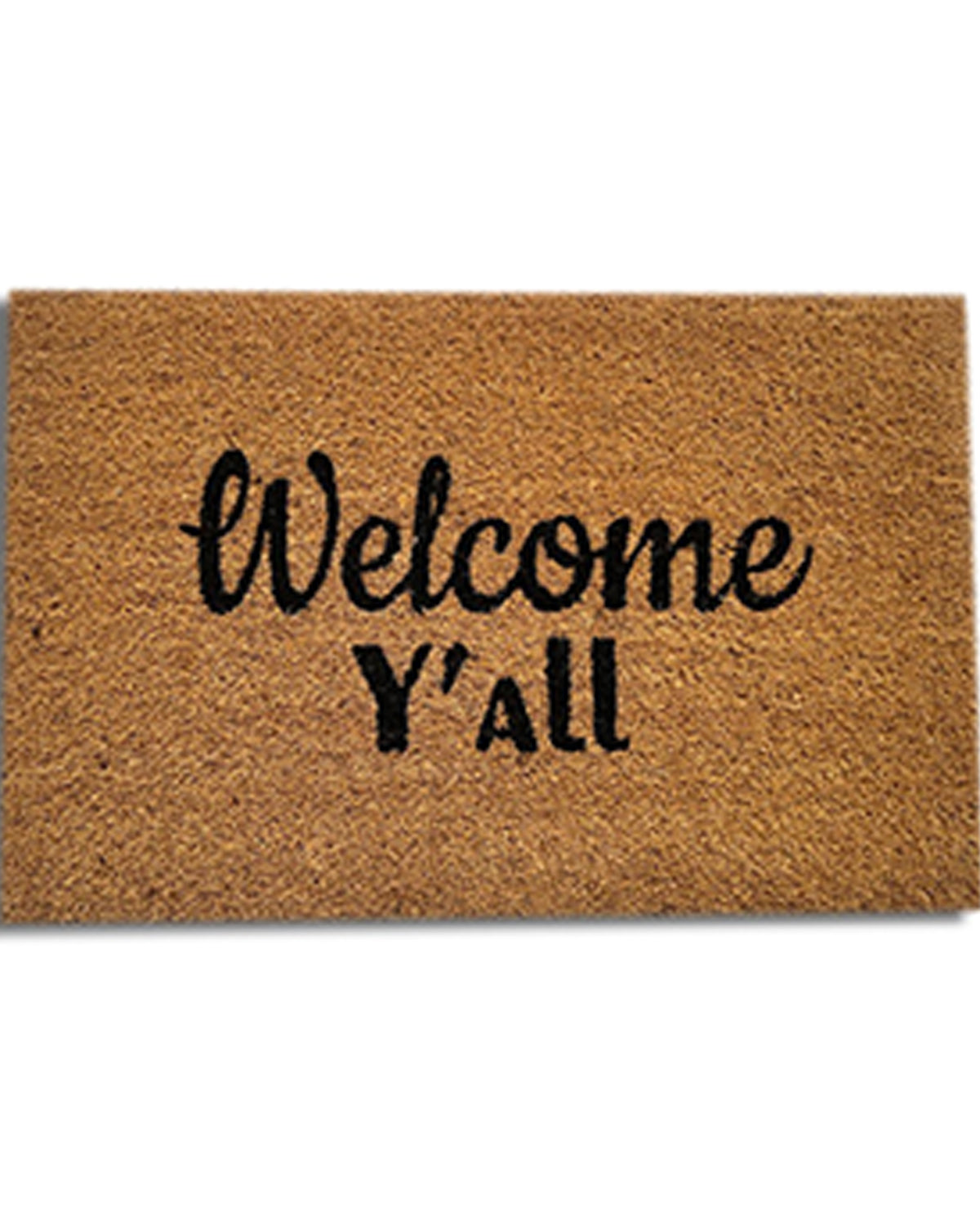 Welcome Y'all Coir Doormat