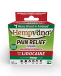 Hempvana Pain Relief Cream - Maximum Strength with Lidocaine