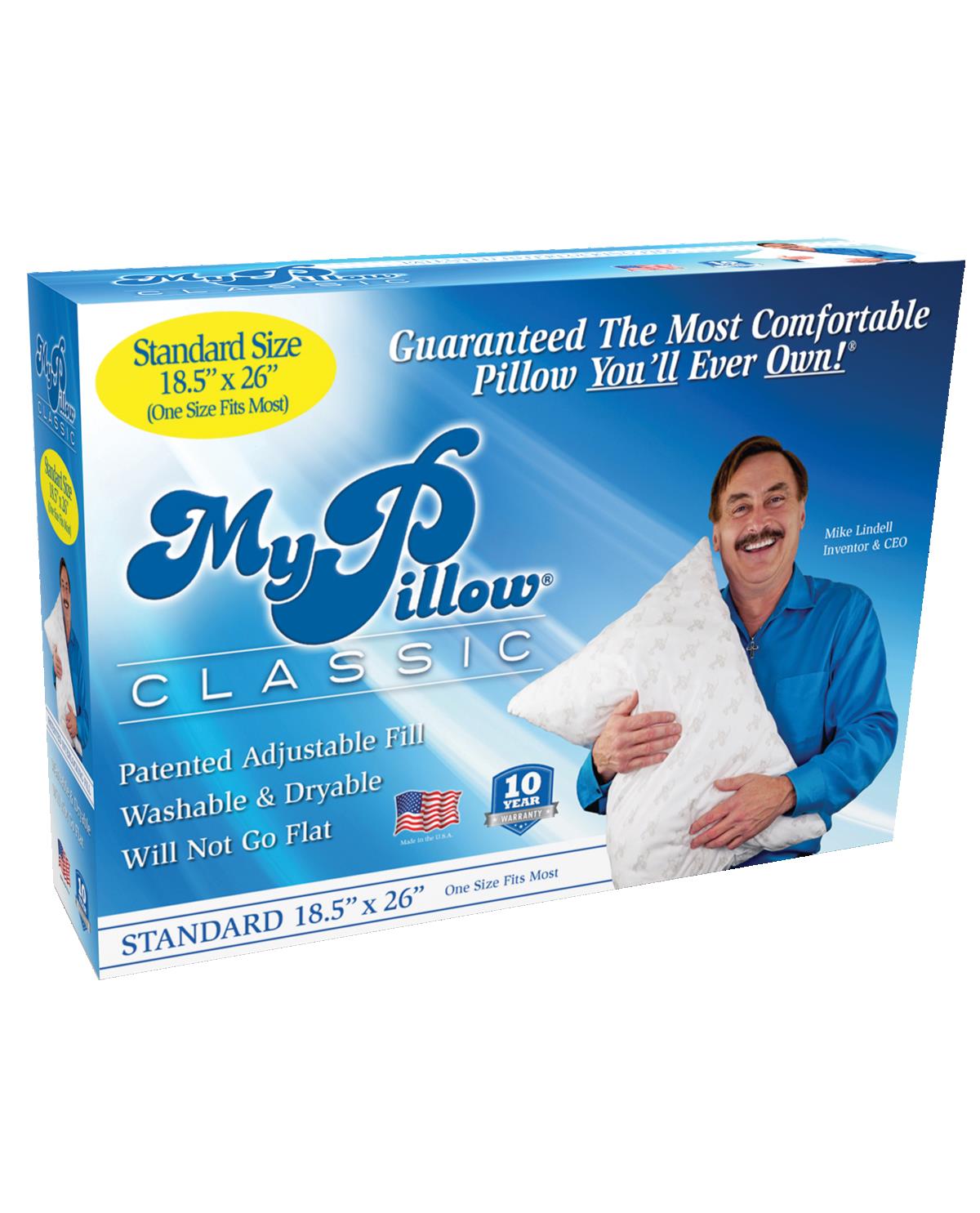 MyPillow Classic - Standard Size 18.5" x 26"